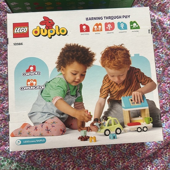 New Duplo Lego Kits Toddler Toys Family House on Wheels Heart Box Loose Bricks - Picture 3 of 9